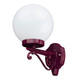 Siena 20cm Sphere Wall Light - Burgundy Finish / E27 Siena 20cm Sphere Wall Light - Burgundy Finish / E27